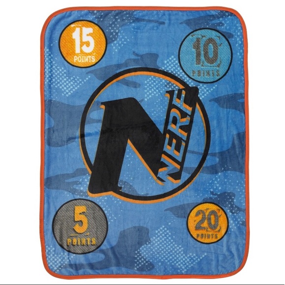 Hasbro Other - Hasbro “Nerf” Silky Soft Throw Blanket (NWT)